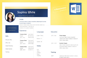 Elegant Resume CV .doc Template