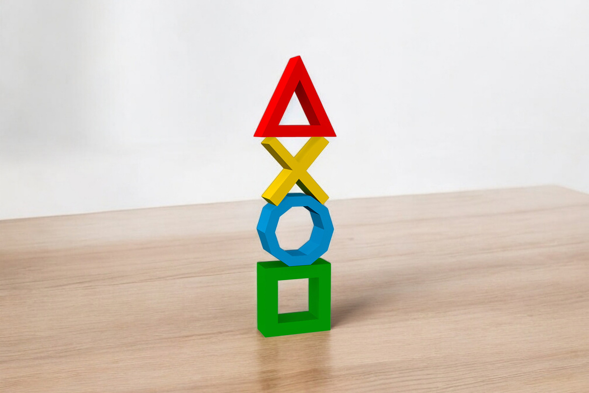 Geometric Shapes - 3d papercraft, a Print Template by PAPER amaze (Photo 3 of 6)