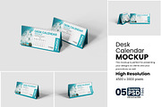 Desk Calendar Mockup, a Product Mockup by bimockup (Thumbnail 1 of 6)