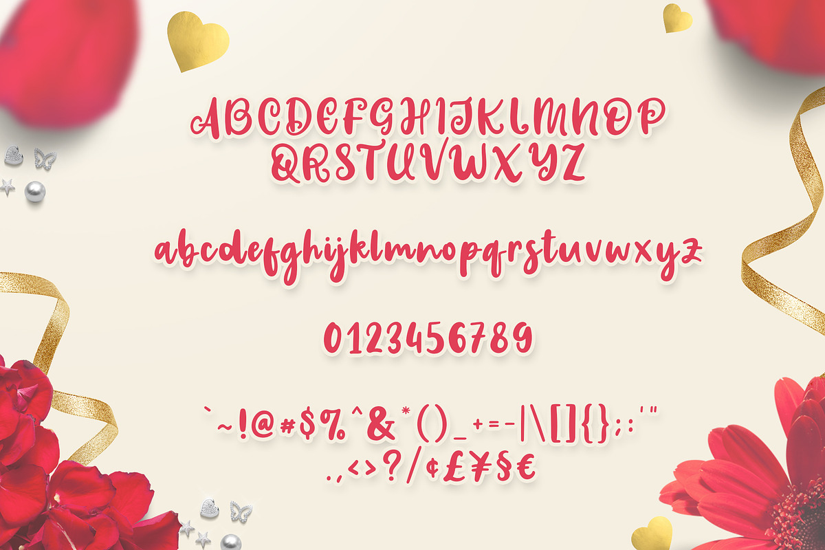 Valentins + Bonus 2 Font preview 8