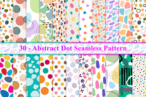 Abstract Shapes Seamless Pattern