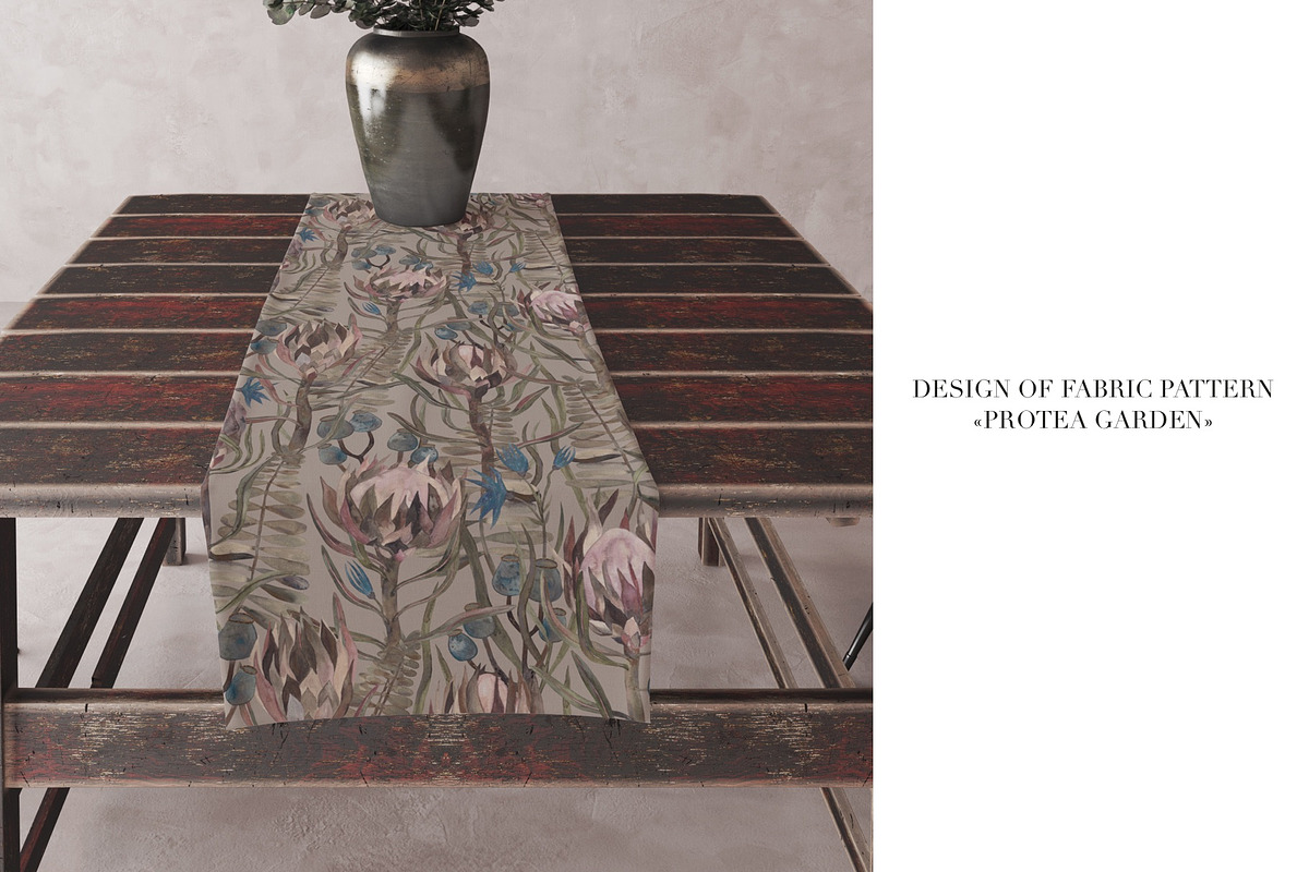 Pattern PROTEA GARDEN, an Illustration by PASHKOVA (Photo 11 of 14)