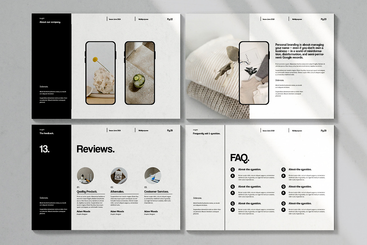 BOLD | Brand Guidelines, a Brochure Template by Analogi Studio (Photo 4 of 21)