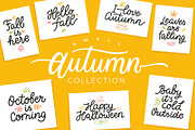 Autumn Collection, vector letterings, an Illustration by Nina's Illustration Shop (Thumbnail 1 of 5)