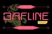 Bafline Rough, a Sans Serif Font by Craft Supply Co. (Thumbnail 1 of 8)