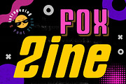 Fox Zine: 5 Font Styles, a Sans Serif Font by Fox7 By Rattana (Thumbnail 1 of 14)