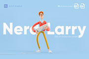 Nerd Larry Set, a Technology Illustration by Best Pixels™ (Thumbnail 1 of 9)