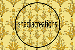 Victorian Bloom, a Pattern Graphic by snadiacreations