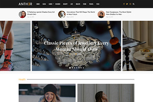 Anther - WordPress Blog News Theme