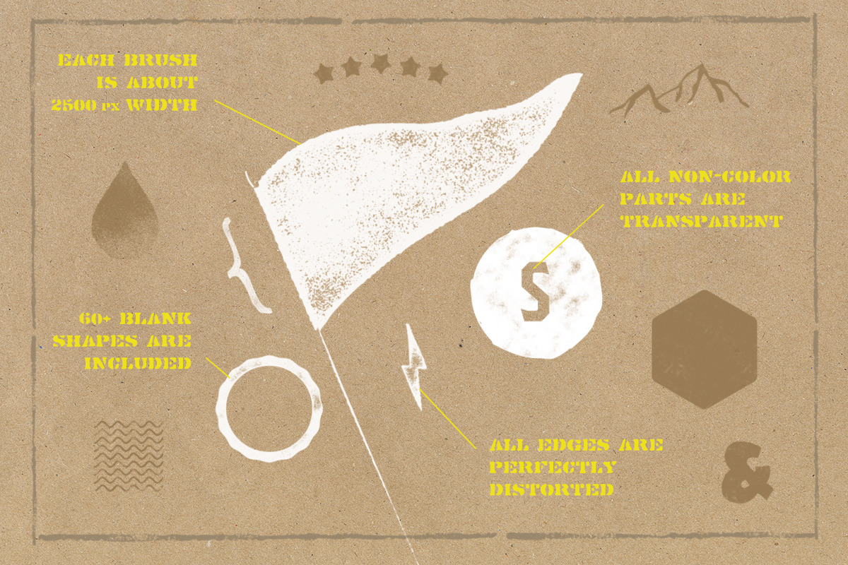 120+ PS Brushes: Perfectly Distorted preview 3