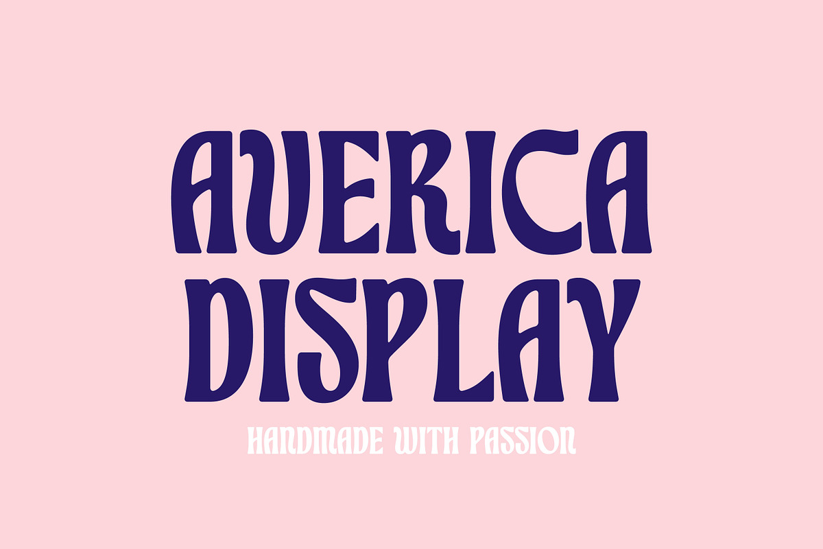 Averica Display Font, a Serif Font by Letteralle Studios (Photo 1 of 12)