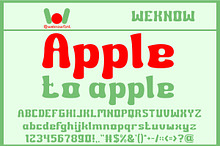 Apple to apple font