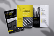 Company Profile Brochure Template, a Brochure Template by Portocraft (Thumbnail 4 of 6)