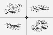 Emelina Calligraphy Scripts Font, a Script Font by Burhan Afif (Thumbnail 3 of 10)