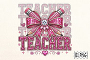 Back to School Bling Pencil Bow Png, an Education Illustration by Pixels.Craft (Thumbnail 1 of 8)