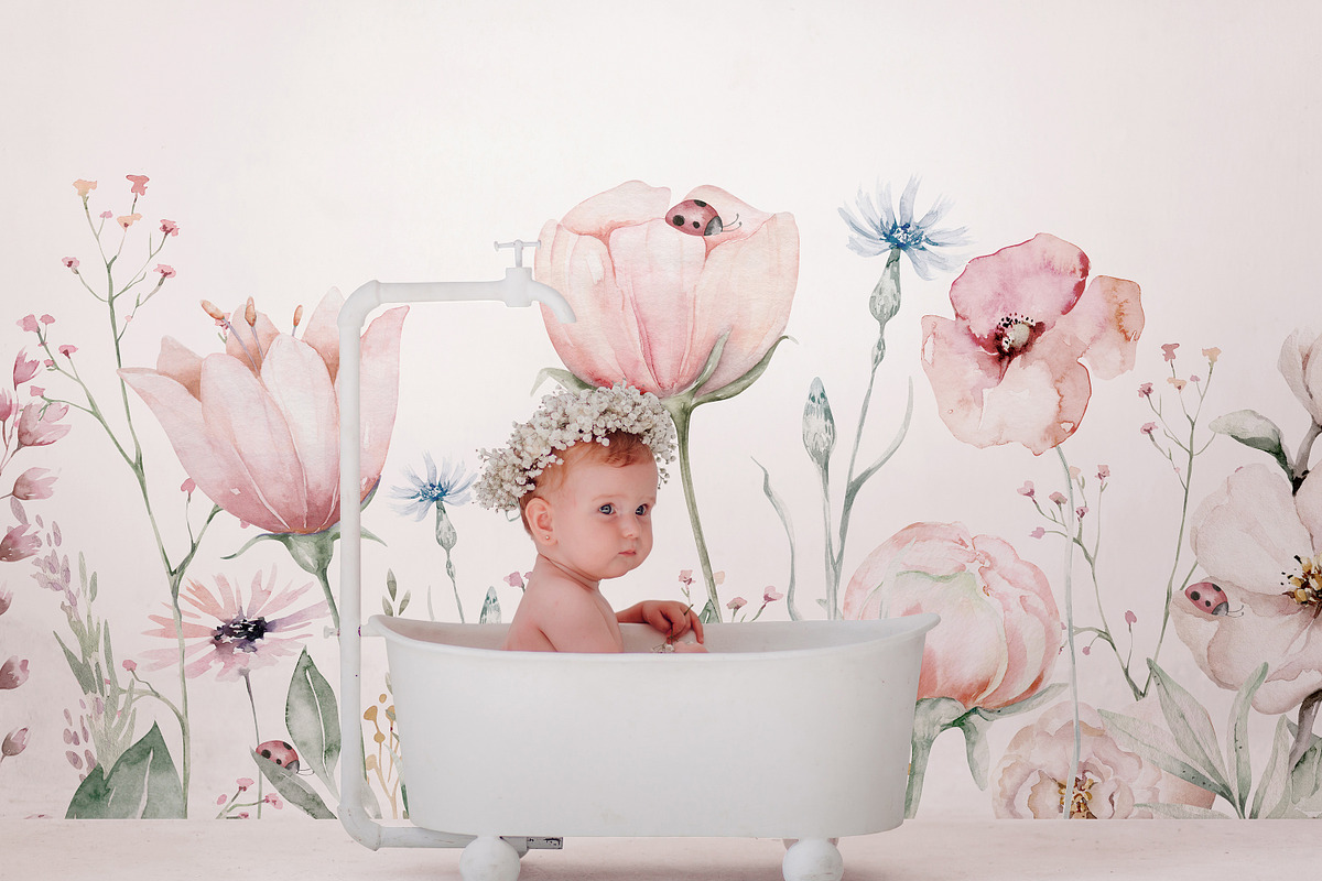 Fairy garden watercolor collection, an Object Graphic by Peace ART (Photo 13 of 14)