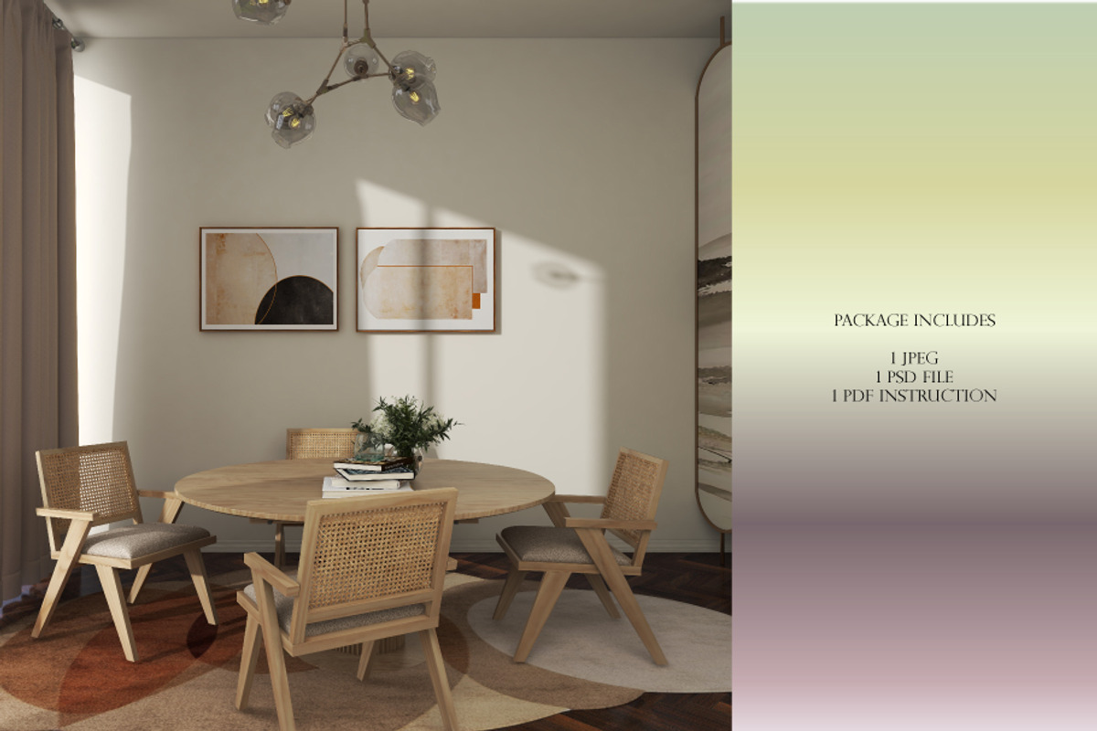 Frame mockup for wall art, a Print Template by DSTUDIO888 (Photo 4 of 4)