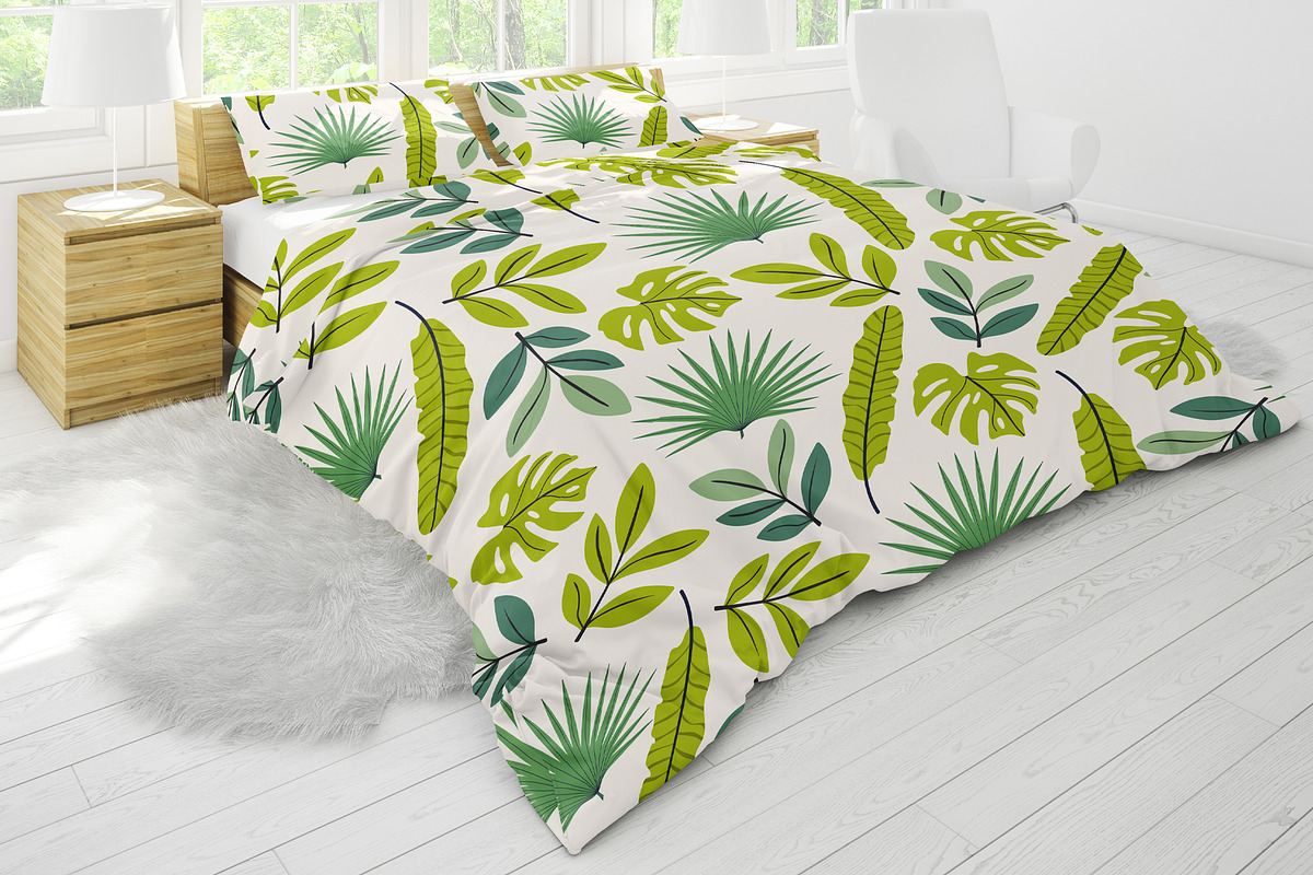 Exotic Tropical Leaves Pattern, a Pattern Graphic by Groovy Arts (Photo 2 of 5)