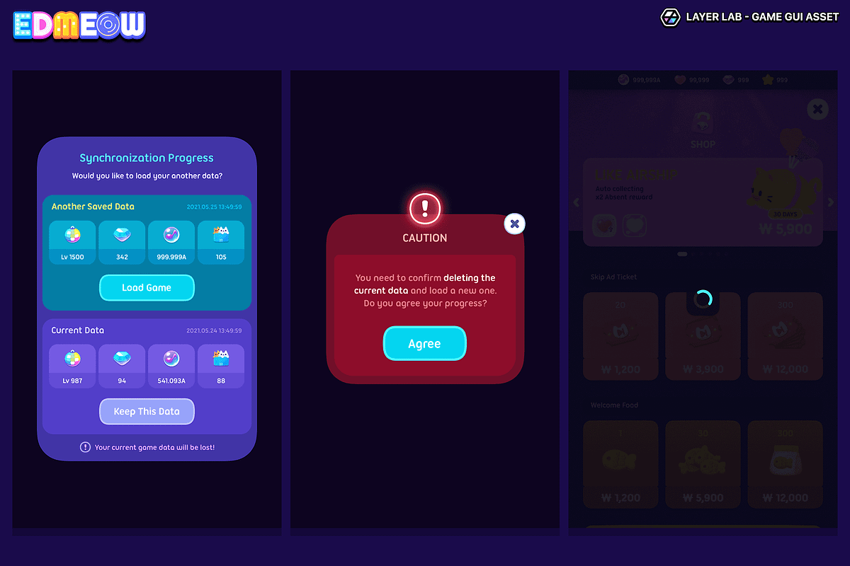 GUI - Neon2, an UI Kit Template by LAYERLAB (Photo 32 of 34)