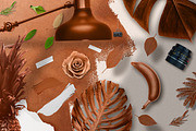 Copper Realistic Moodboard Mockups, a Product Mockup by AndrewPixel (Thumbnail 7 of 9)