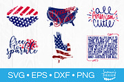4th of July SVG Cut Files Patriotic, an Illustration by SavanasDesign (Thumbnail 7 of 7)