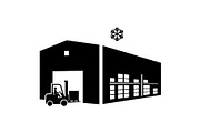 Warehouse Loading Silhouettes, a Graphic by hafijul (Thumbnail 4 of 6)
