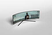 Ultrawide Monitor Mockup, a Wearable Device Mockup by AnasStudio (Thumbnail 4 of 4)