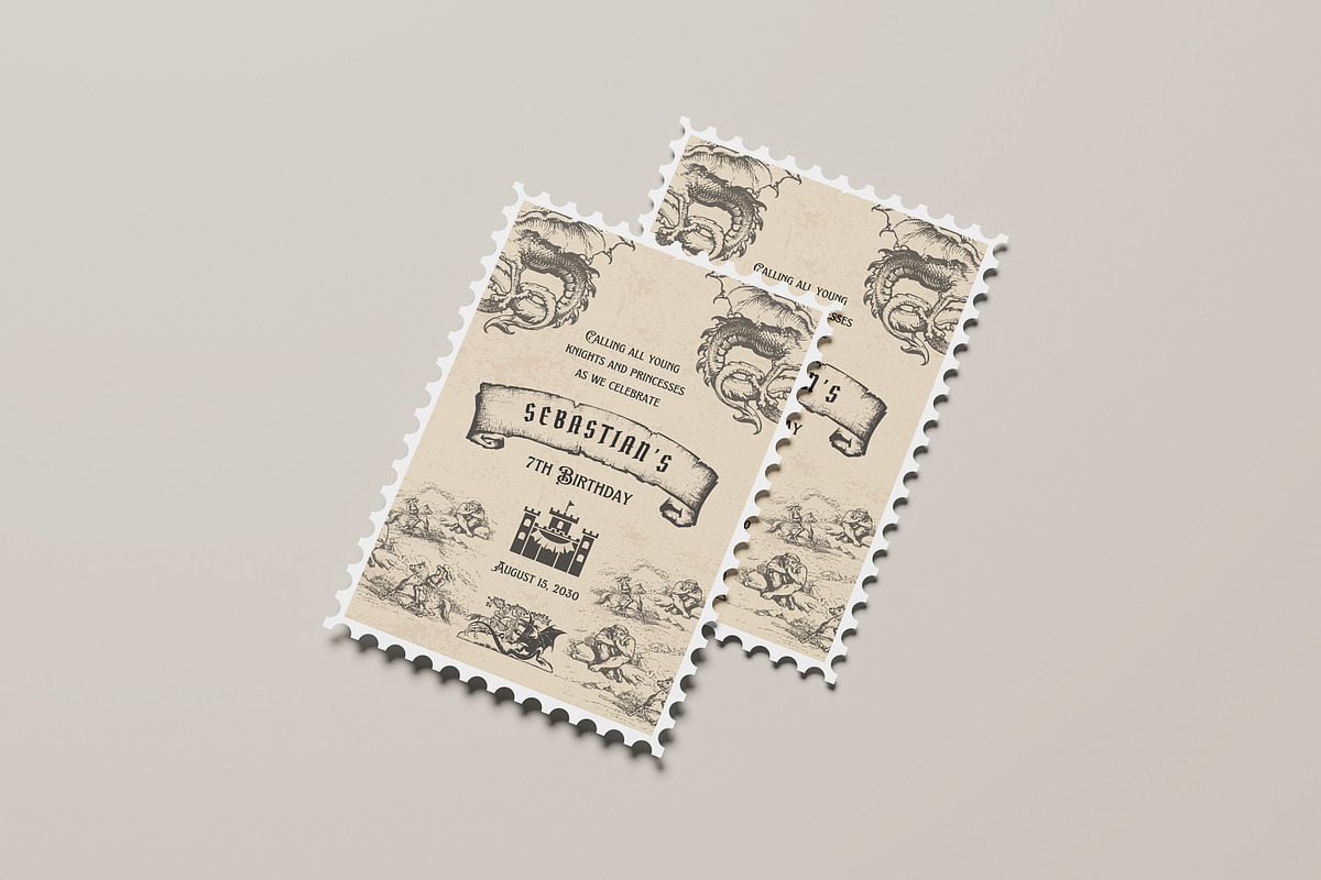 Postage Stamp Mockup, a Merchandise Mockup by swsi-studio (Photo 3 of 5)