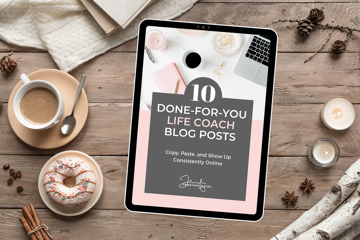 DFY BLOG POSTS FOR LIFE COACH, a Templates & Theme by Jennifer Magri Templates (Photo 5 of 8)