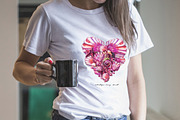 Ladies T-Shirts Design Digital Print, a Graphic by Download Graphic Art (Thumbnail 2 of 9)