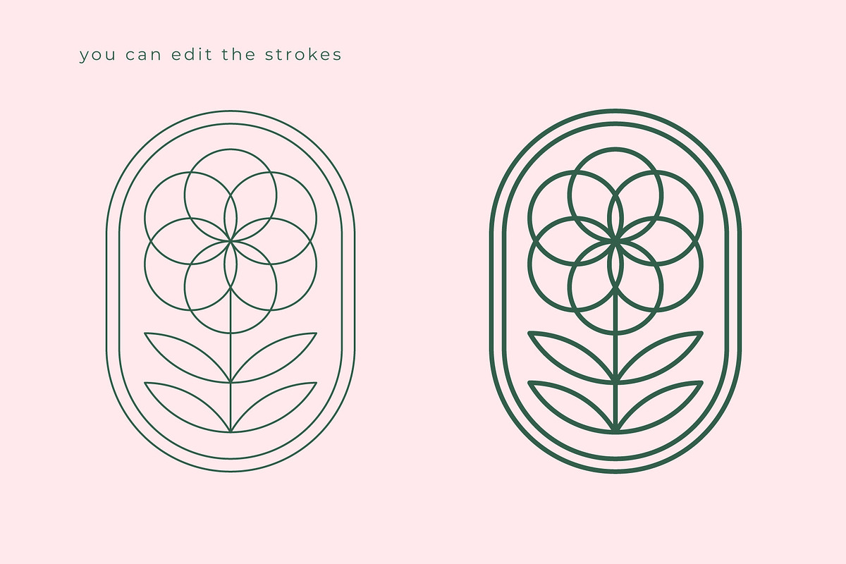 Minimalist Botanical Logos, an Object Graphic by Léo Alexandre (Photo 7 of 11)