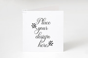 Square Greeting Card mockup psd 5x5, a Product Mockup by Leo Flo Mockups (Thumbnail 1 of 6)