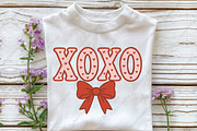 XOXO Valentines Heart PNG, an Illustration by CraftArtStudio (Thumbnail 2 of 4)
