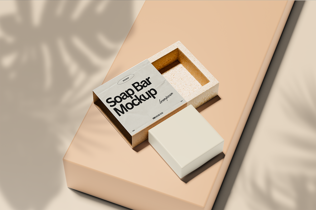Soap Bar Mockup, a Packaging Mockup by xavier_studio (Photo 5 of 5)