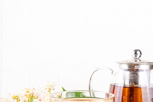 Organic natural chestnut leaves and flower tea, a Food & Drink Photo by Rimma