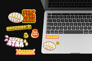 MOMO TOMO - Graffiti Pop Bubble Font, a Sans Serif Font by Casloop Studio (Thumbnail 8 of 9)