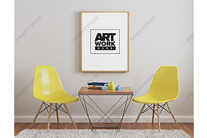 Modern Minimalist Poster Mockup