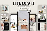 Life Coach Instagram Templates, a Social Media Template by EliteMatidi (Thumbnail 1 of 9)