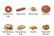 European Food - PNG Asset Bundle, a Food Illustration by Nurlan's shop (Thumbnail 4 of 6)
