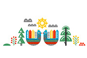 Scandinavian style, an Animal Illustration by eka panova (Thumbnail 2 of 3)