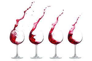 Red wine splash stock photo containing splash and wine