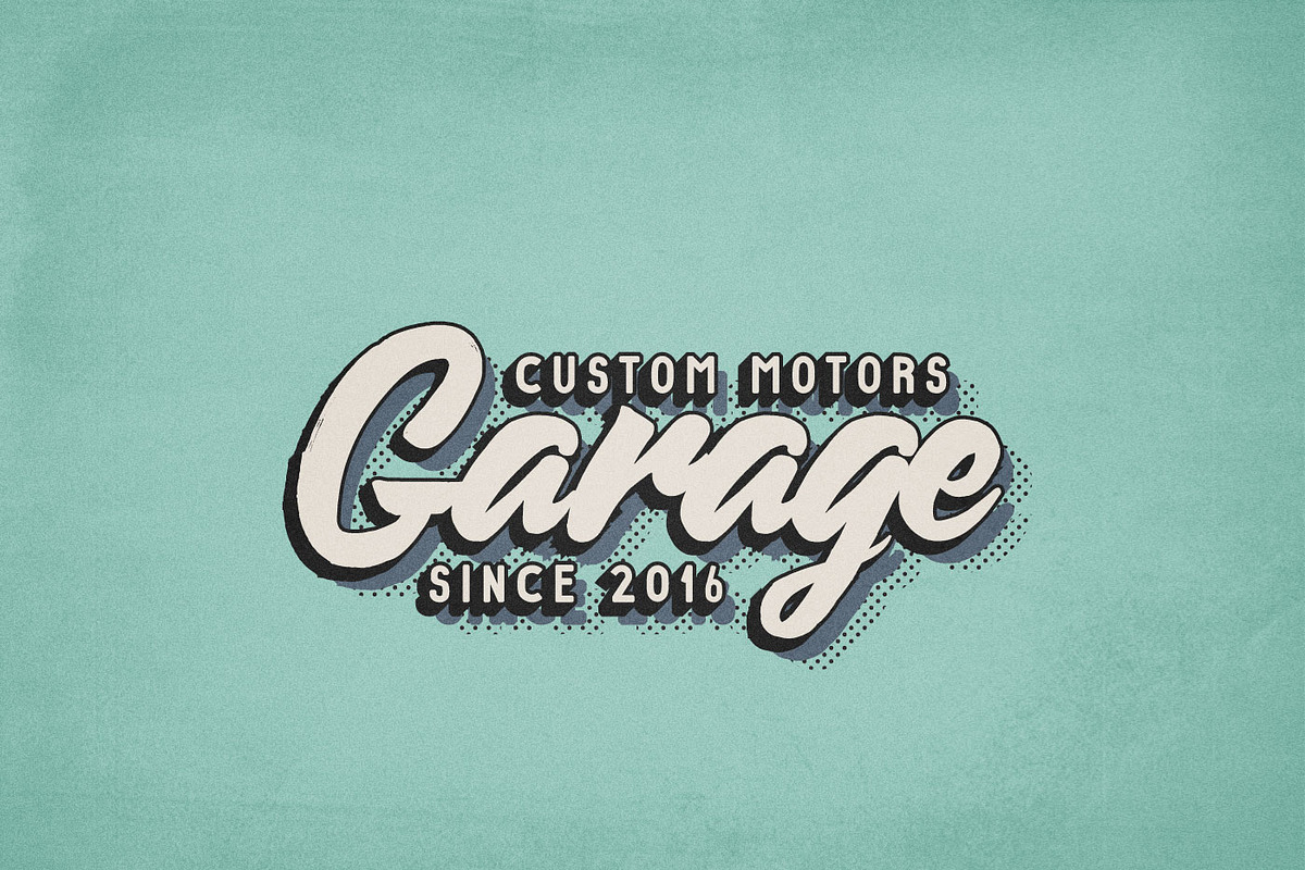 10 Minimal Retro Logos, a Branding & Logo Template by Nuzzo (Photo 12 of 12)