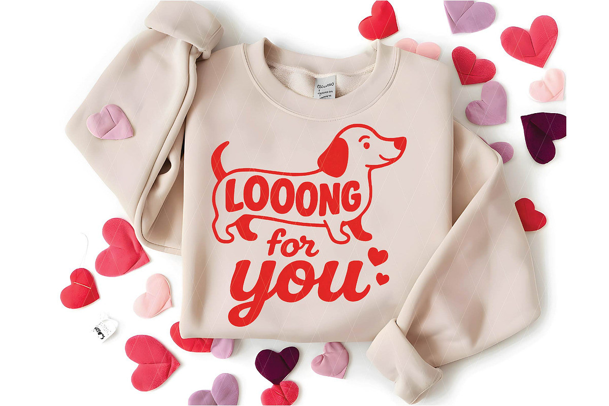 Valentine Dachshund Dog PNG, an Illustration by DreamPrint404 (Photo 6 of 8)