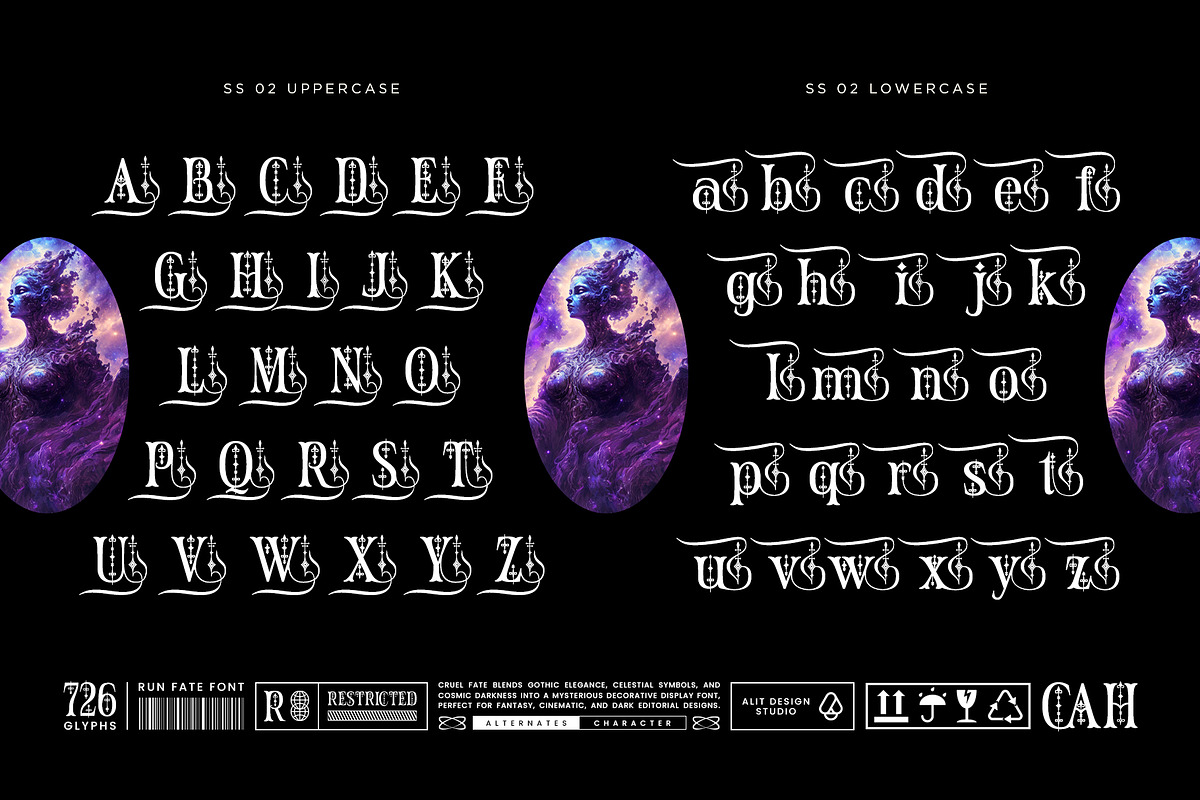 Rune Fate Typeface, a Serif Font by alit design (Photo 12 of 15)