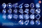 Liquid Glass Blob Abstract Overlay, a Background Graphic by C-Kav (Thumbnail 4 of 4)