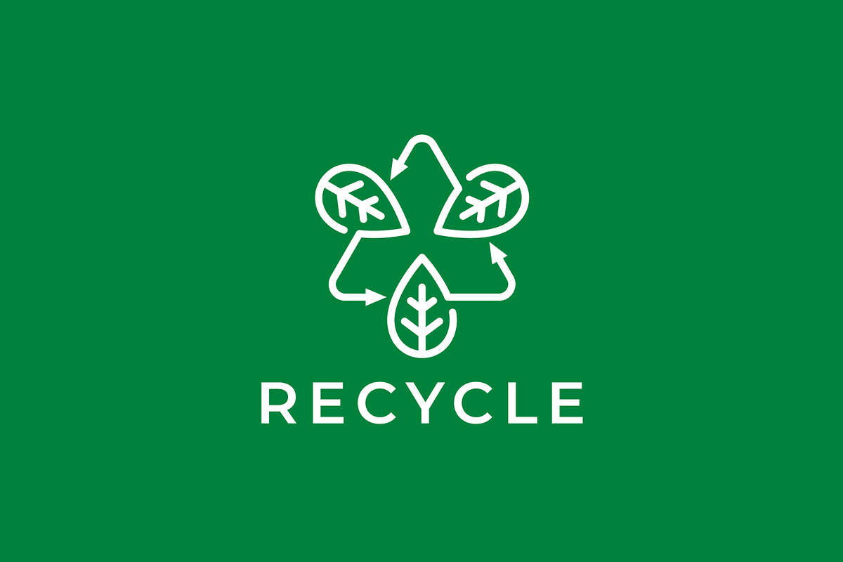Recycle Leaf Natural Organic Logo, a Branding & Logo Template by Signatoro (Photo 3 of 3)