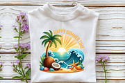 Happy Summer Time, Summer Beach PNG, an Illustration by Libby Wishes (Thumbnail 5 of 5)