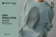 Sweatshirt Mock-Up Set, a Hoody Mockup by Freeman Studio (Thumbnail 5 of 16)