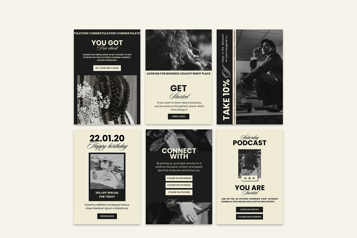 Cyllene | Canva Marketing Bundle, a Marketing Template by Lavinia Visuals (Photo 8 of 10)