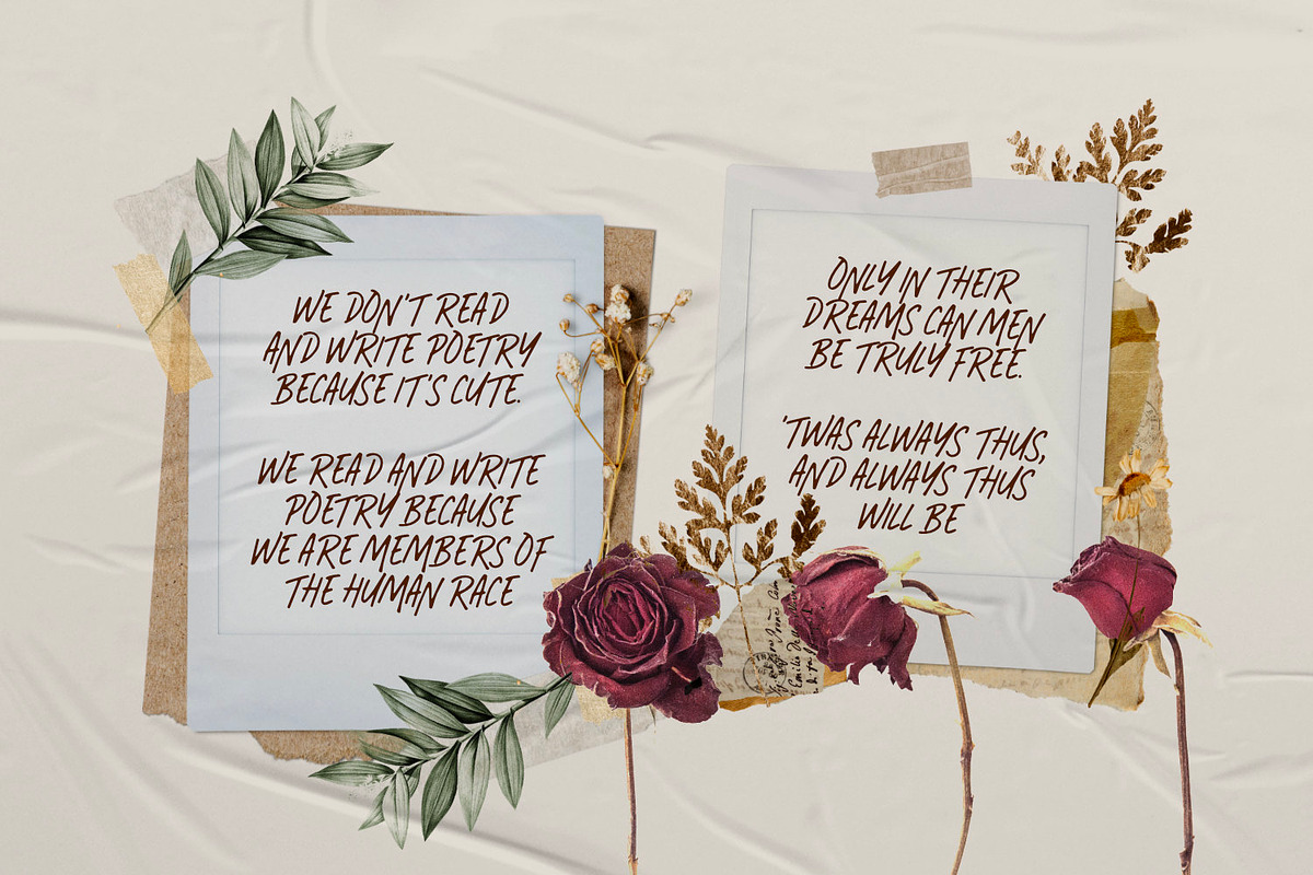 Amoretti - Handwriting Type, a Handwritten Font by ikiiko (Photo 4 of 6)